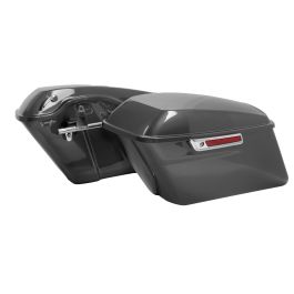 Color Matched Standard Saddlebag Conversion Kit w/ Chrome Hardware for Harley® Softail '18-'26