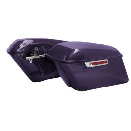 Color Matched Standard Saddlebag Conversion Kit w/ Chrome Hardware for Harley® Softail '18-'26