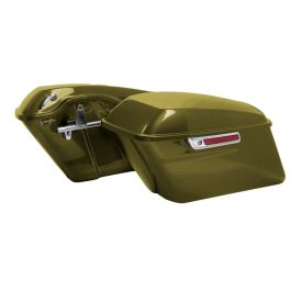 Color Matched Standard Saddlebag Conversion Kit w/ Chrome Hardware for Harley® Softail '18-'26