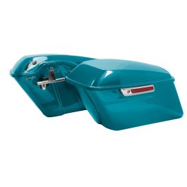 Color Matched Standard Saddlebag Conversion Kit w/ Chrome Hardware for Harley® Softail '18-'26