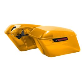 Color Matched Standard Saddlebag Conversion Kit w/ Black Hardware for Harley® Softail '18-'26