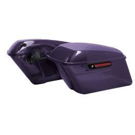 Color Matched Standard Saddlebag Conversion Kit w/ Black Hardware for Harley® Softail '18-'26
