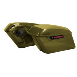 Color Matched Standard Saddlebag Conversion Kit w/ Black Hardware for Harley® Softail '18-'26