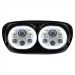 Dual LED Chrome HALOMAKER® Headlight for Harley® Road Glide '98-'13