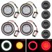 HOGWORKZ® HALOMAKER® LED Front & Rear Turn Signals for Harley-Davidson® | 1157 Base, Bullet Lens