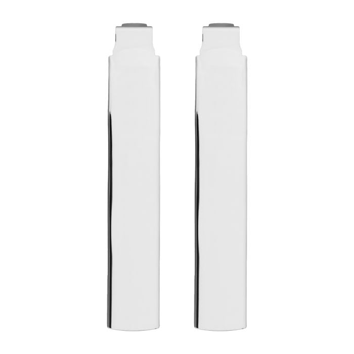 HogWorkz Chrome Solid Saddlebag Filler Strips for Harley® Touring '93-'08 - HW307054