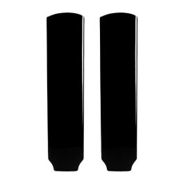 Black Solid Saddlebag Filler Strips for Harley® Touring '09-'13