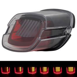 HOGWORKZ® Uproar Sequential & Strobe LED Taillight w/out Plate Light | Clear