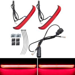 Slimz™ LED Saddlebag Lights for Harley® Touring '14-'23 | Red Lens