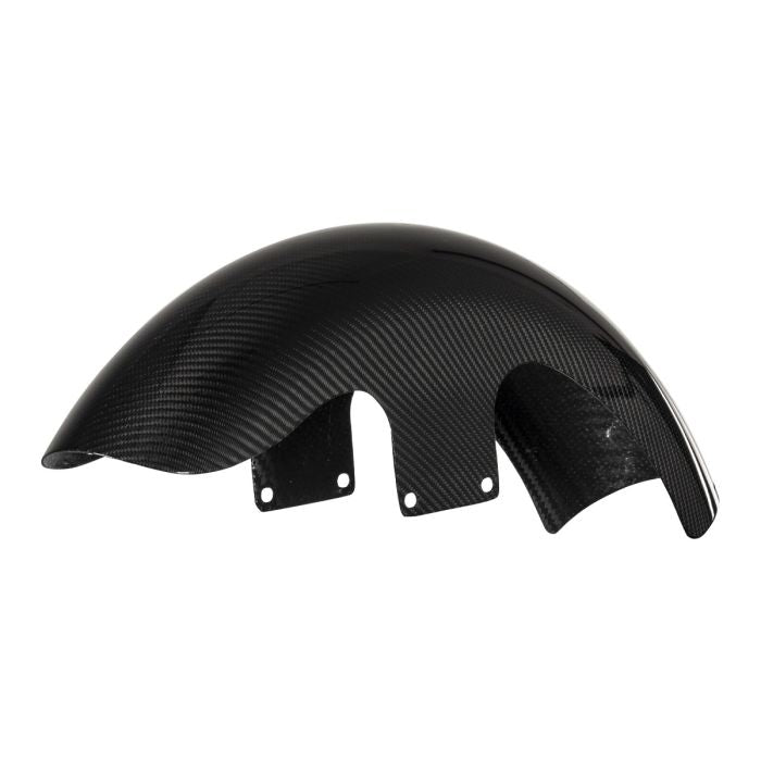 HogWorkz 100% Carbon Fiber Mid-Length 21" Front Fender for Harley® Touring '96-'23 - HW530011