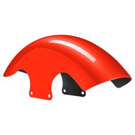 Color Matched 19" Chopped Front Fender for Harley® Touring '23.5-'26