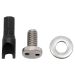 Anti-Theft Security Seat Bolt for Harley-Davidson® from HOGWORKZ® | Polished Metal
