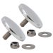 Chrome Fairing Mirror Hole Plugs for Harley® Street Glide '06-'26