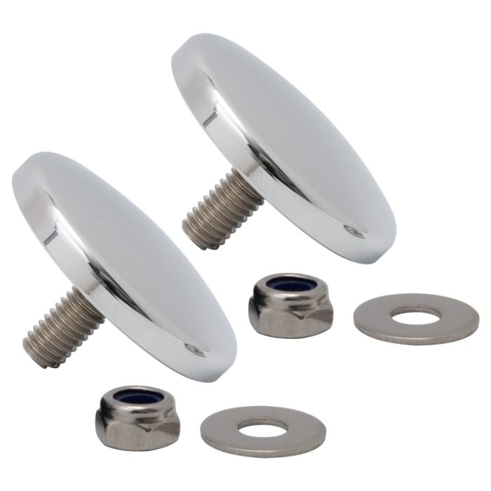 Fairing Mirror Hole Plugs for Harley® Street Glide '06-'26 - Chrome