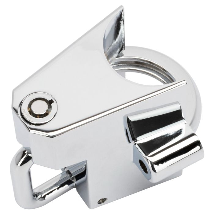 HOGWORKZ® Fort Knox Universal Helmet Lock - Chrome
