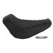 HOGWORKZ® Solo Seat for Wide Bobber Rear Fender for Harley® Softail '18-'26 (Diamond / Black)