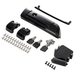 HOGWORKZ® Black Tour Pack Hinges & Latch Kit for Harley-Davidson®