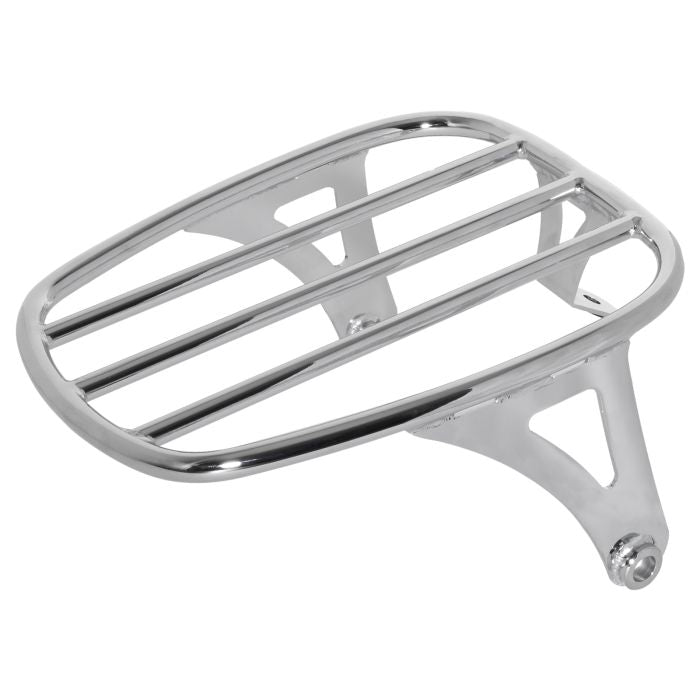 HogWorkz Black Solo Luggage Rack for Harley® Softail Slim/Street Bob '18-'26 - HW129154