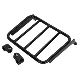Black Luggage Rack Add-On for HOGWORKZ® Sissy Bar Backrest for Harley® Fat Boy / Breakout '18-'26