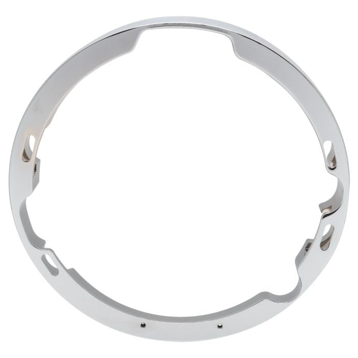 HogWorkz Raked 7” Headlight Bezel for Harley-Davidson® Touring '94-'23 | Black - HW131396 - HW131395