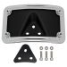 Chrome Laydown / Curved License Plate Mount for Harley-Davidson® Motorcycles