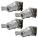 HOGWORKZ® Quick Turn Saddlebag Fasteners / Levers | Silver