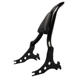 Black Detachable Havoc Sissy Bar Backrest for Harley® Breakout / Fat Boy '18-'26