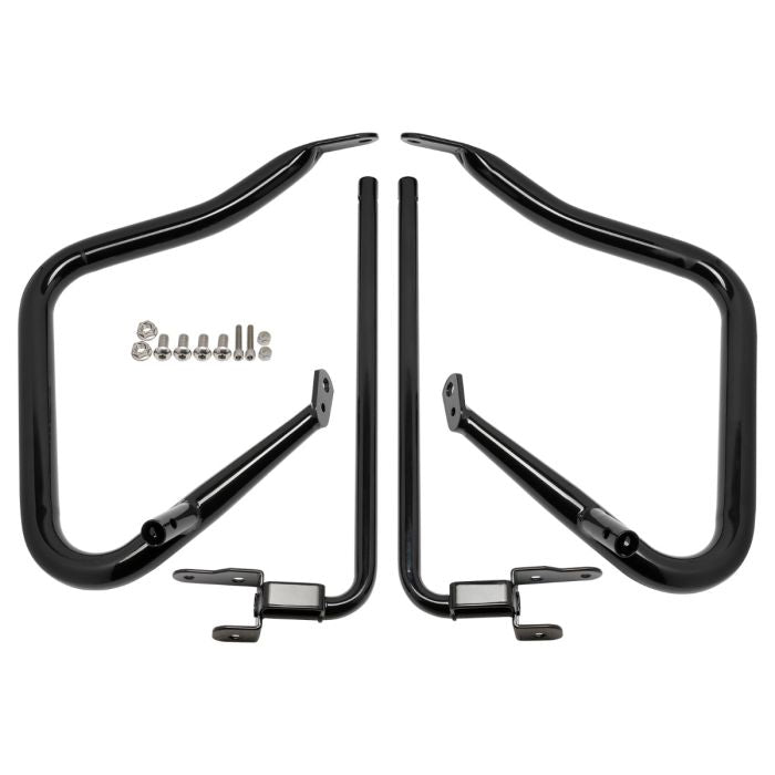HOGWORKZ® 1.25" PORK CHOP Saddlebag Guards for Harley® Touring '14-'23