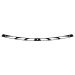 Hollow Cut Billet Windshield Trim in Black for Harley® Touring '96-'13