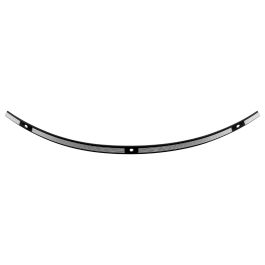 Contrast Cut Billet Windshield Trim in Black for Harley® Touring '14-'23