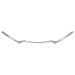 Hollow Cut Billet Windshield Trim in Chrome for Harley® Road Glide '15-'25