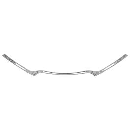 Hollow Cut Billet Windshield Trim in Chrome for Harley® Road Glide '15-'25