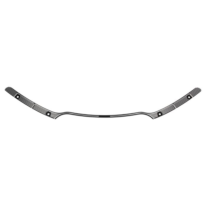 HogWorkz 3rd Degree Billet Windshield Trim in Black for Harley® Road Glide '15-'23 - HW157813