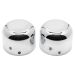 Chrome Front Axle Nut Covers for Harley-Davidson® Motorcycles