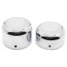 Softail & Dyna Rear Axle Nut Covers for Harley-Davidson® | Chrome