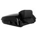 Vivid Black Razor Tour Pack w/ Slim Backrest & Black Hardware for Harley® Touring '97-'26