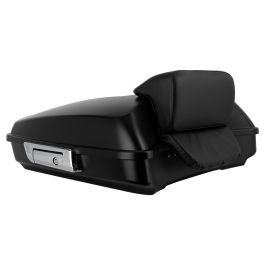 Unpainted Razor Tour Pack w/ Slim Backrest & Chrome Hardware for Harley® Touring '97-'25
