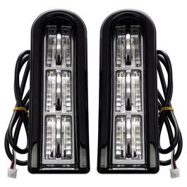 LED Saddlebag Filler Inserts (Run/Brake) in Black for Harley® Touring '14-'23