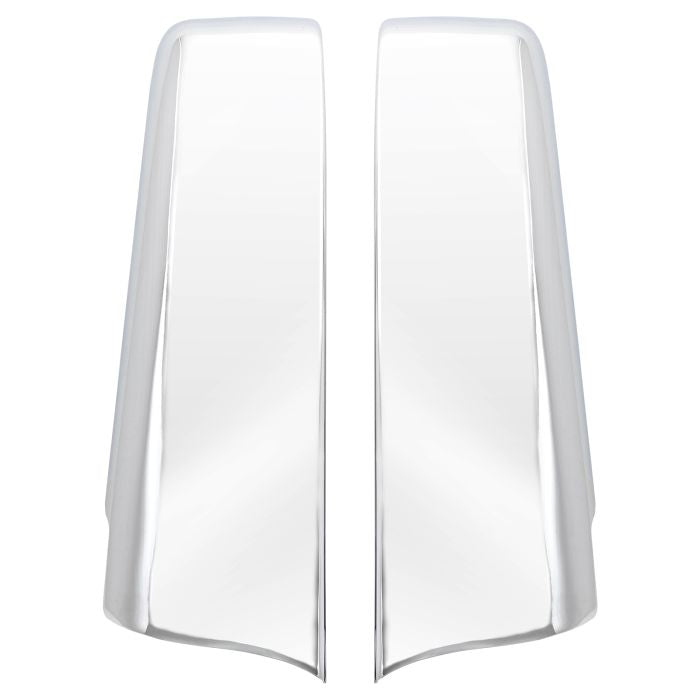 HogWorkz Solid Saddlebag Filler Strips in Chrome for Harley® Touring '14-'23 - HW307025