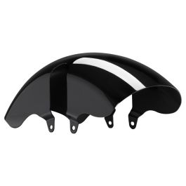 Vivid Black 18" Chopped Fat Tire Front Fender for Harley® Touring '96-'23