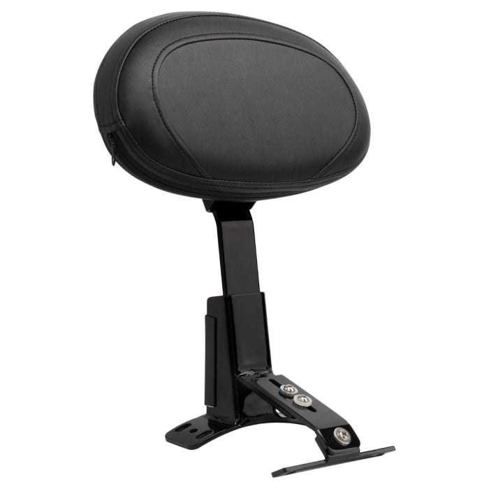 HogWorkz Black Driver/Rider Backrest for Harley® Touring '97-'23 - HW157337