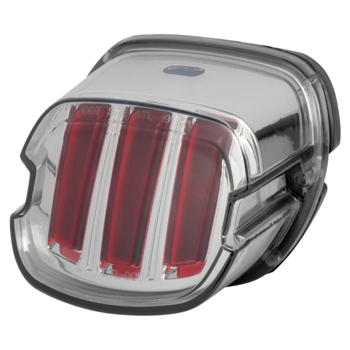 HogWorkz Ignitez LED Taillight w/ Plate Light | Chrome - HW307102