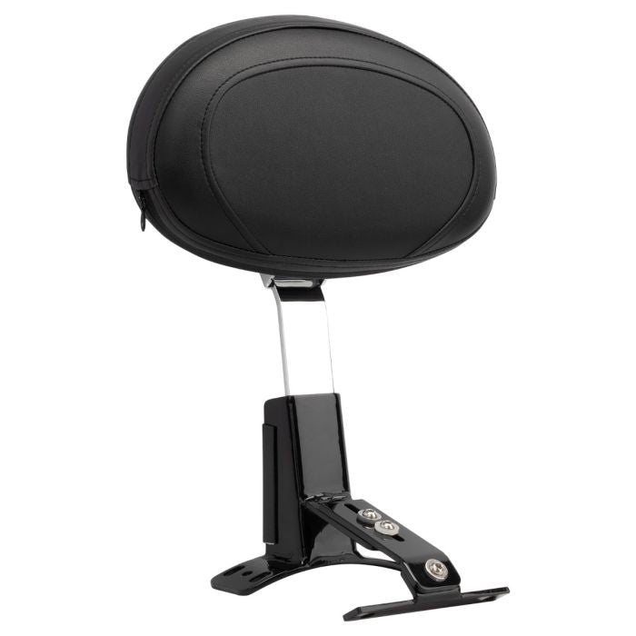 HogWorkz Black Driver/Rider Backrest for Harley® Touring '97-'23 - HW157337