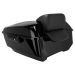 Vivid Black King Tour Pack w/ Slim Backrest & Black Hardware for Harley® Touring '97-'26