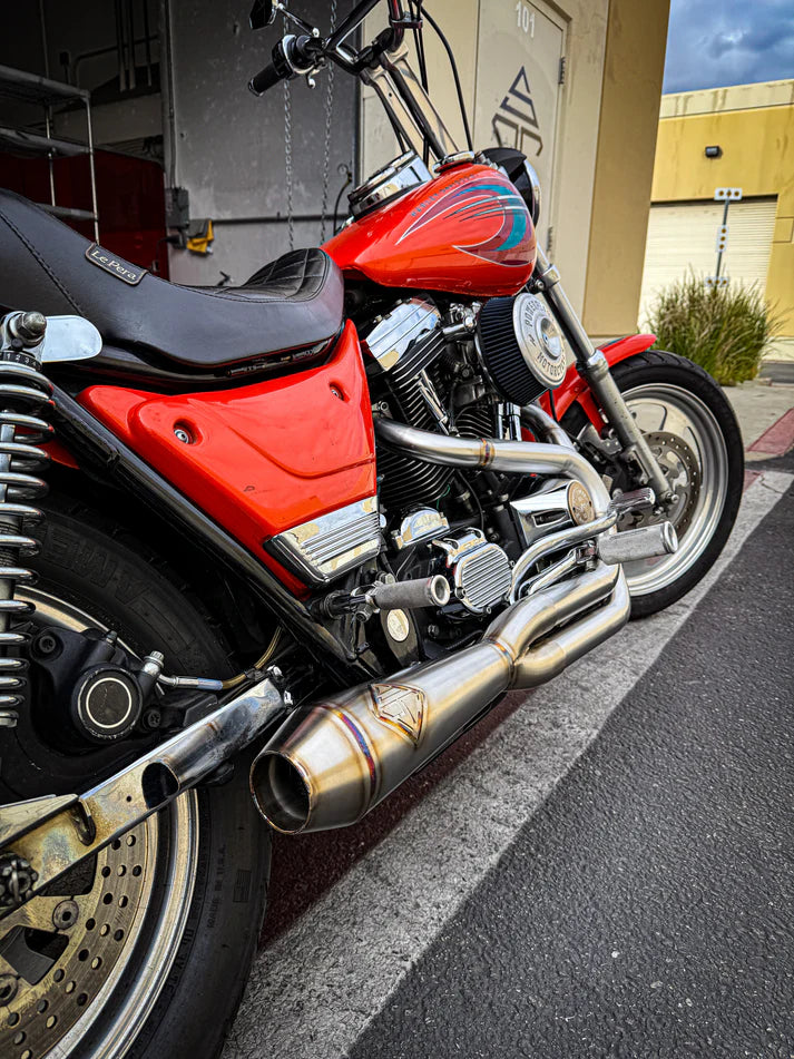 SP Concepts Lanesplitter Exhaust - 1987-1994 FXR W/ Mid Controls