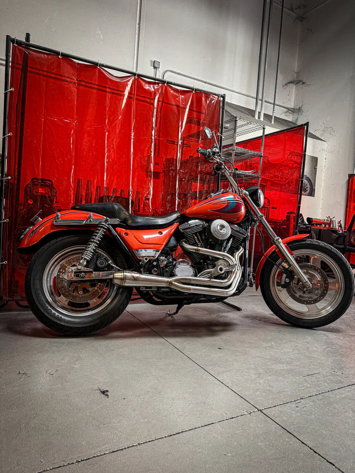 SP Concepts Big Bore 4.5 Exhaust - 1987-1994 FXR W/ Mid Controls