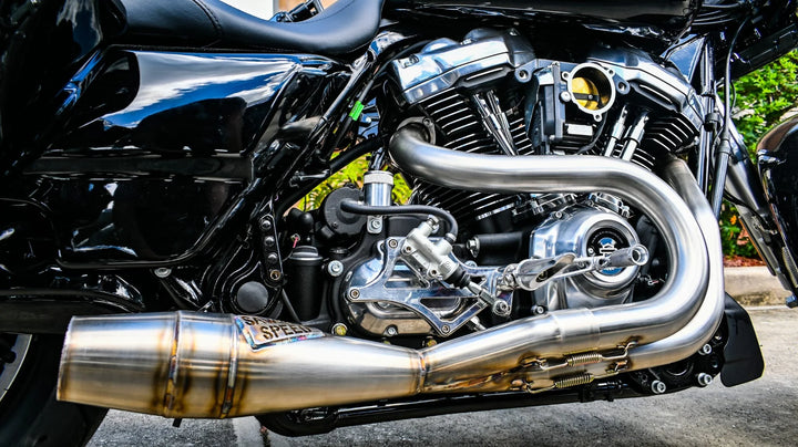 Sawicki Speed M8 Bagger Mid-Controls Shorty Exhaust