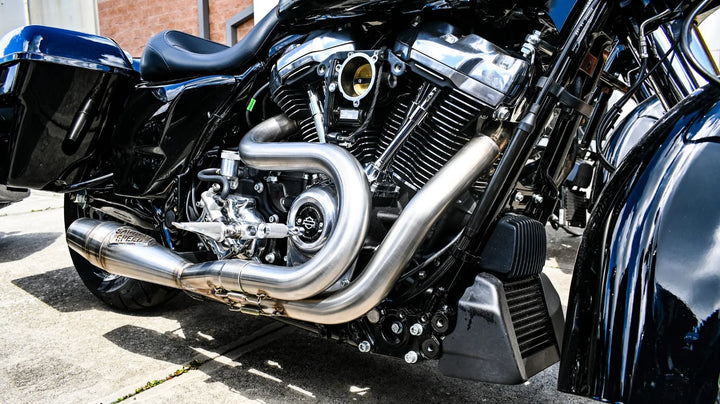 Sawicki Speed M8 Bagger Mid-Controls Shorty Exhaust