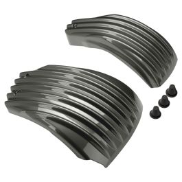Color Matched Ribbed Battery Covers for Harley® Softail '18-'24