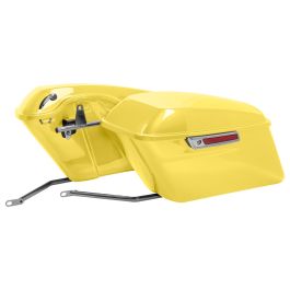 Color Matched Standard Saddlebag Conversion Kit w/ Chrome Hardware for Harley® Softail '18-'26